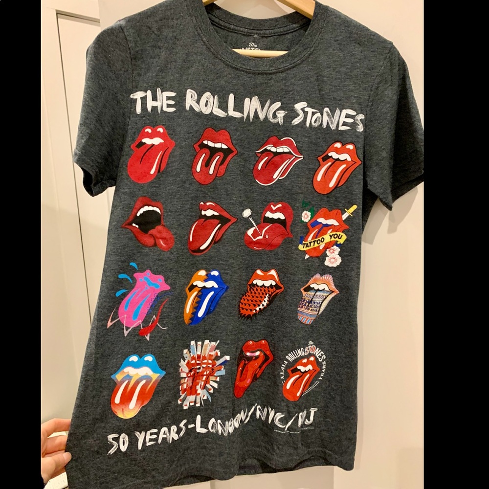 Rolling Stones Tour Graphic T-Shirt Size Small